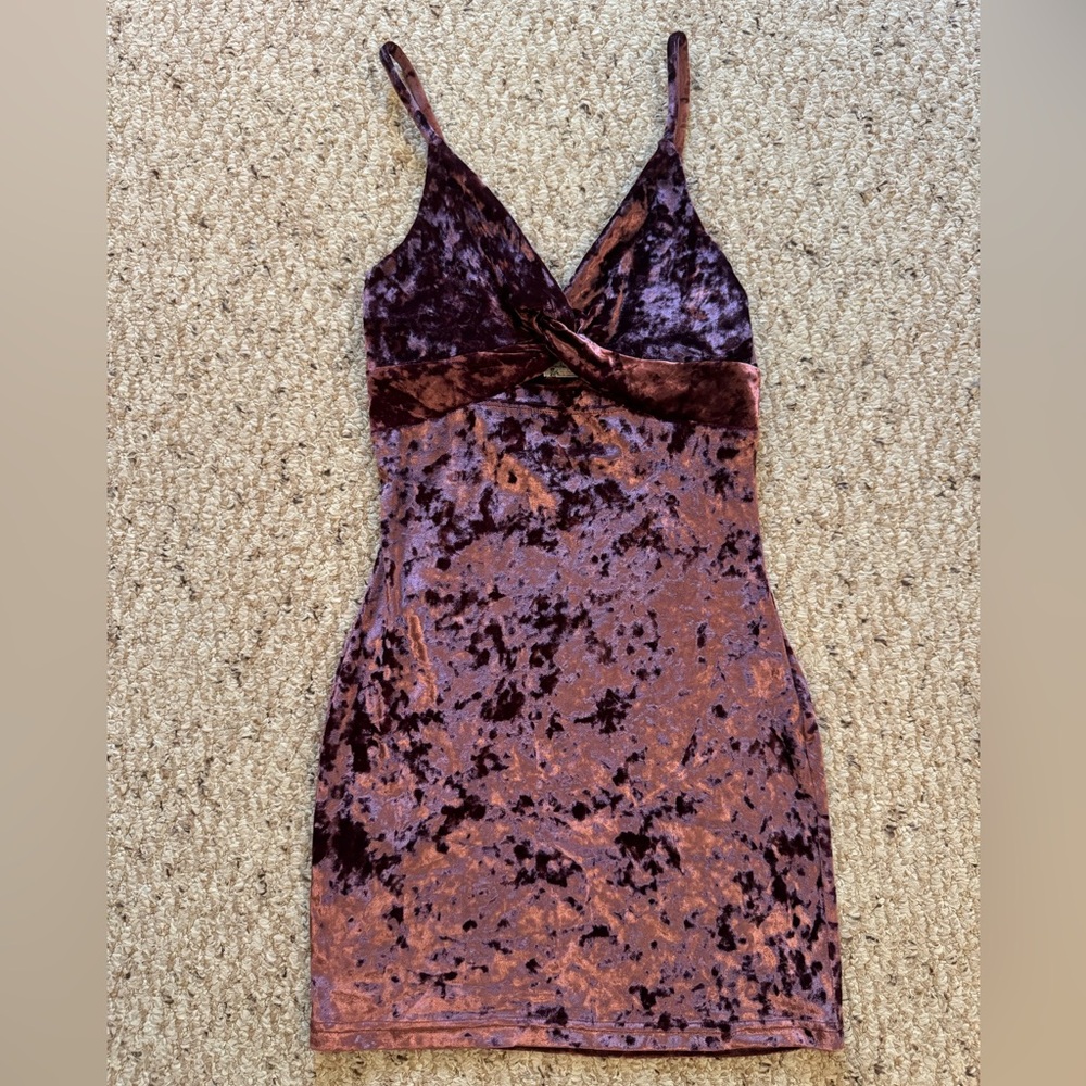 ~2 for $12~ FP Velvet Mini Dress